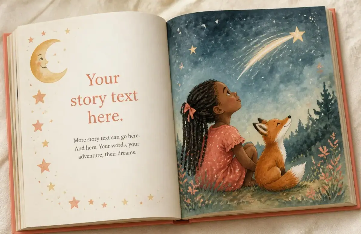 Sample book spread