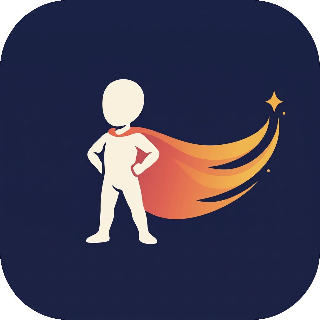 Icon — full colour — Once Upon A Hero brand asset
