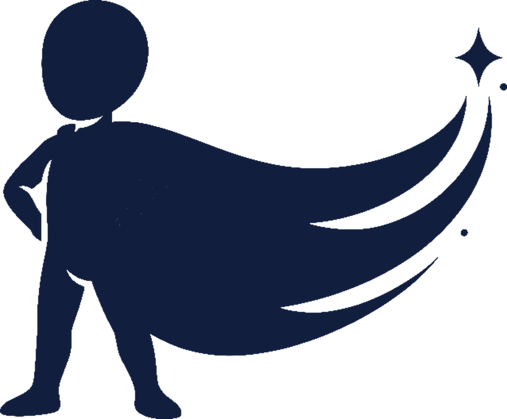 Icon — navy — Once Upon A Hero brand asset